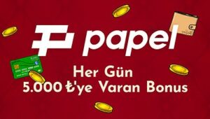 Read more about the article Betelli’de Papel Kullan, Günde 5.000 TL Bonus Al